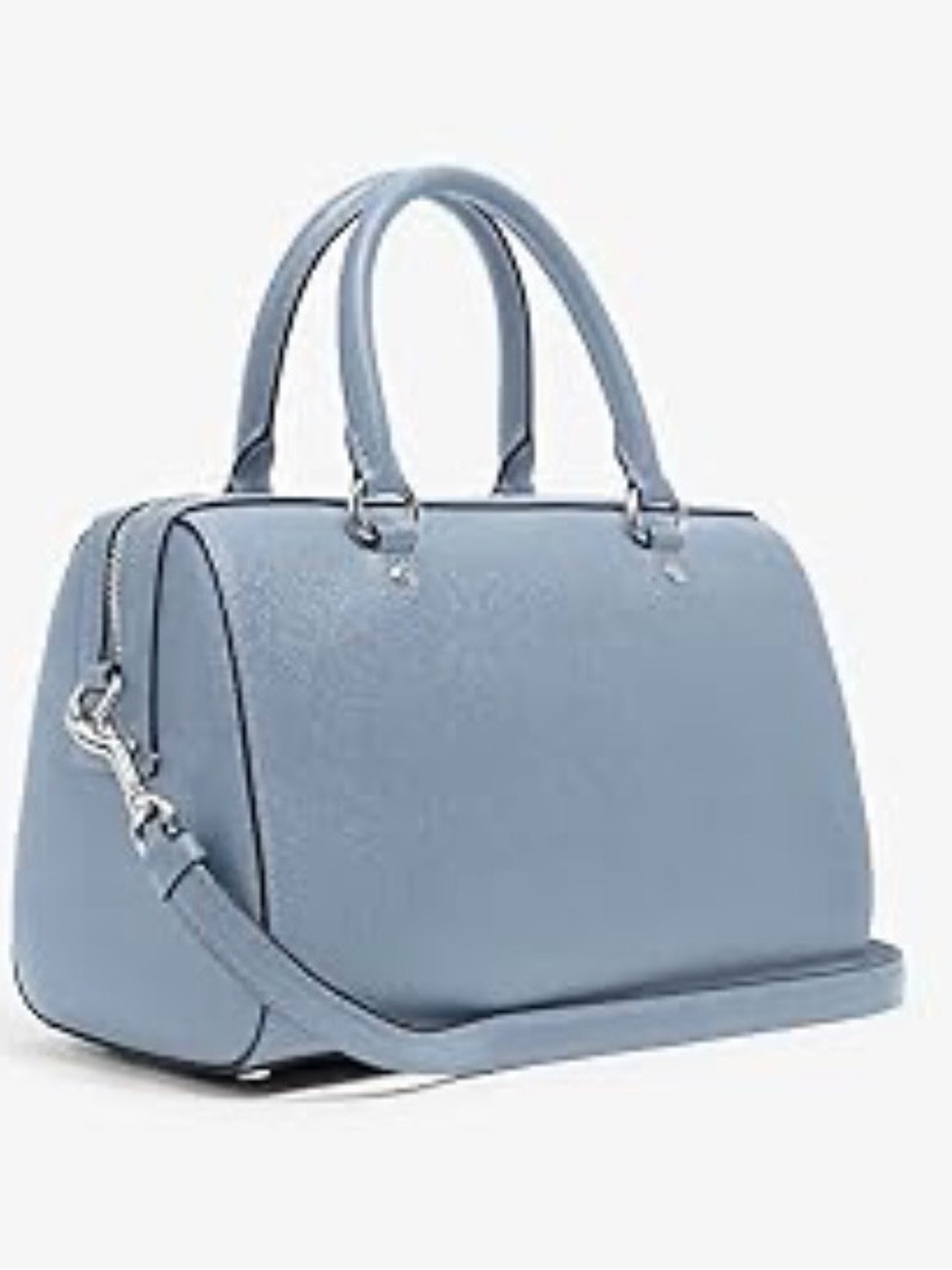 Coach Rowan bag in Light Blue Leather with Pink Chain - Picture 9 of 13